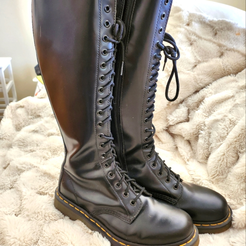 Dr. Martin 20 hole boots.